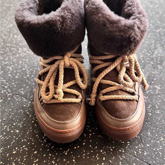 Inuikii classic sneaker high taupe boots - Picture 1 of 4